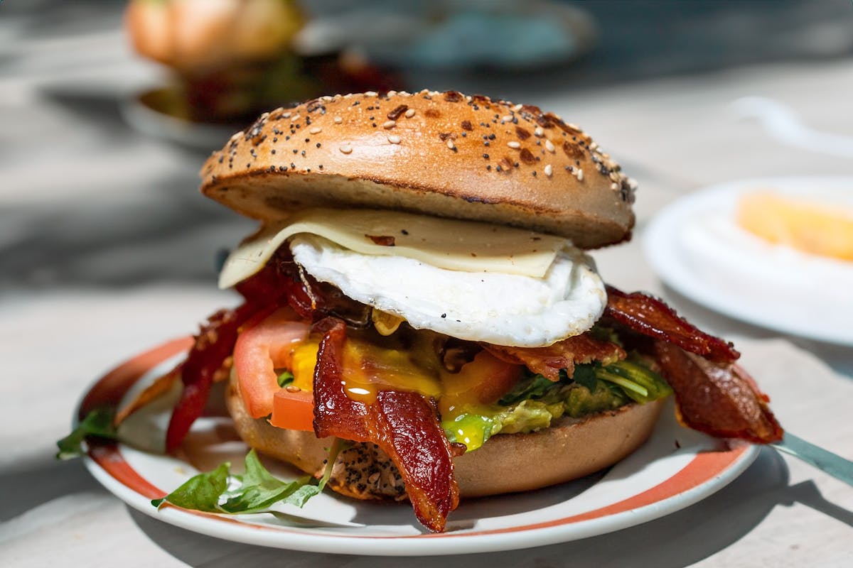 a sandwich on a plate