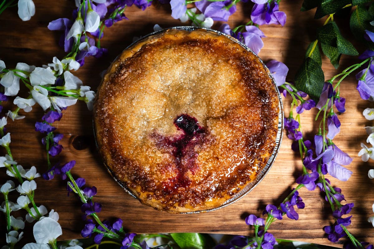 food on a wooden table