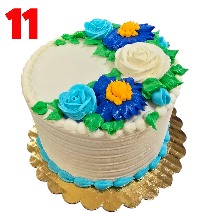 a decorated cake on a table