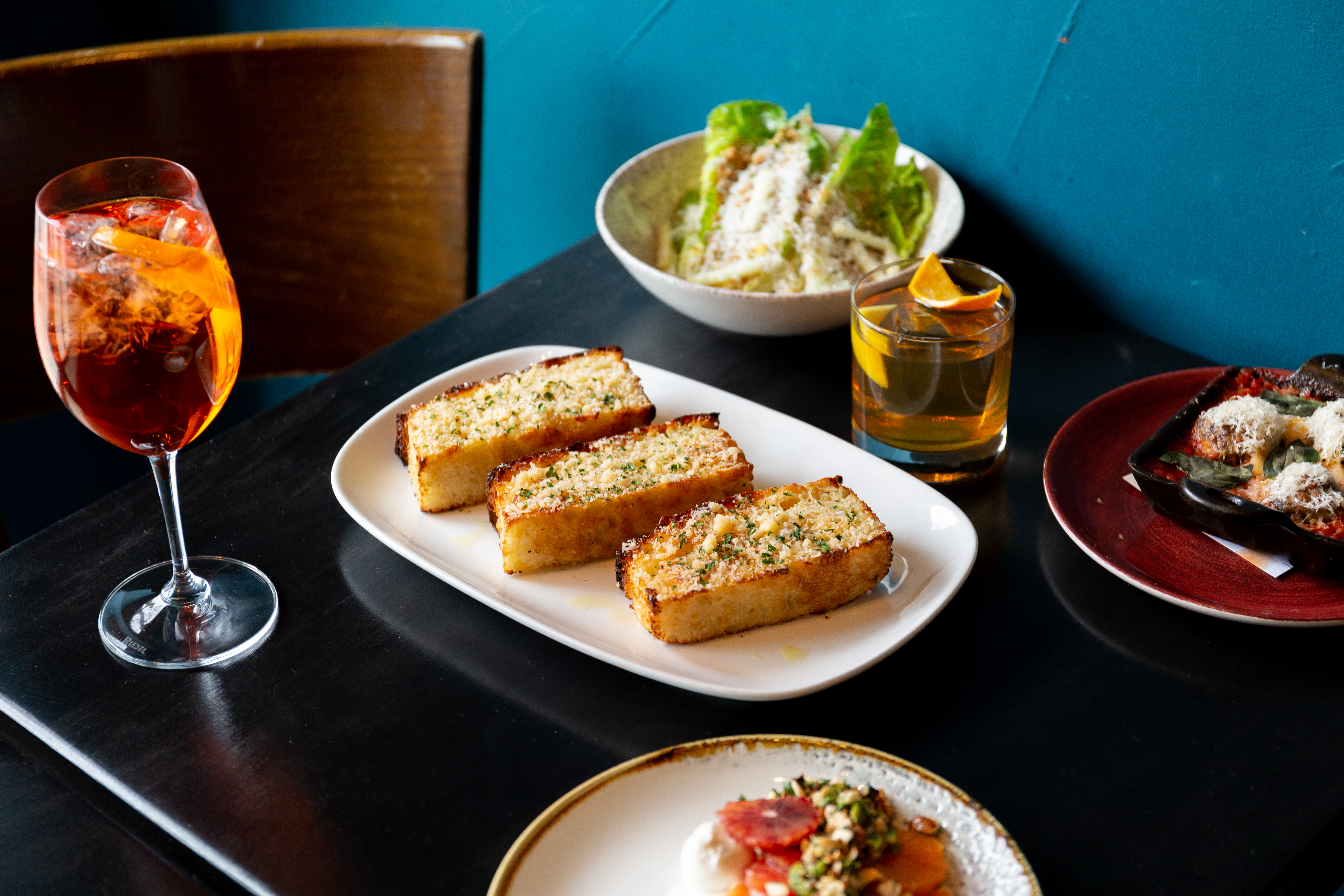 a plate of food on a table
