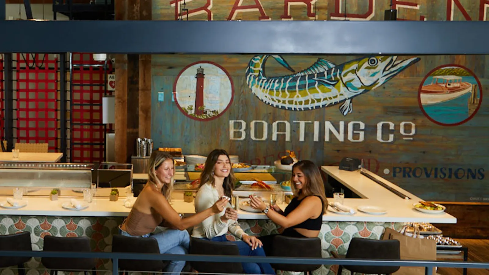 Dining room at Lucky Shuck in Jupiter