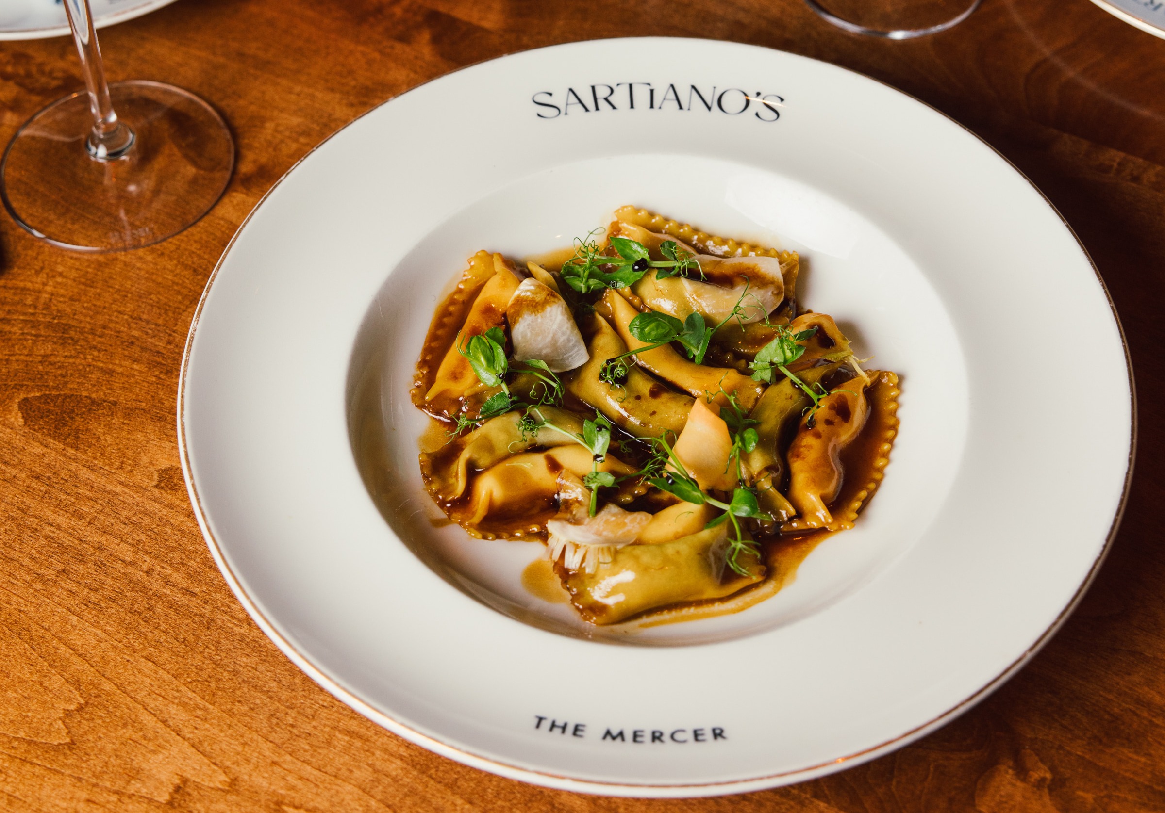a plate of food on a table
