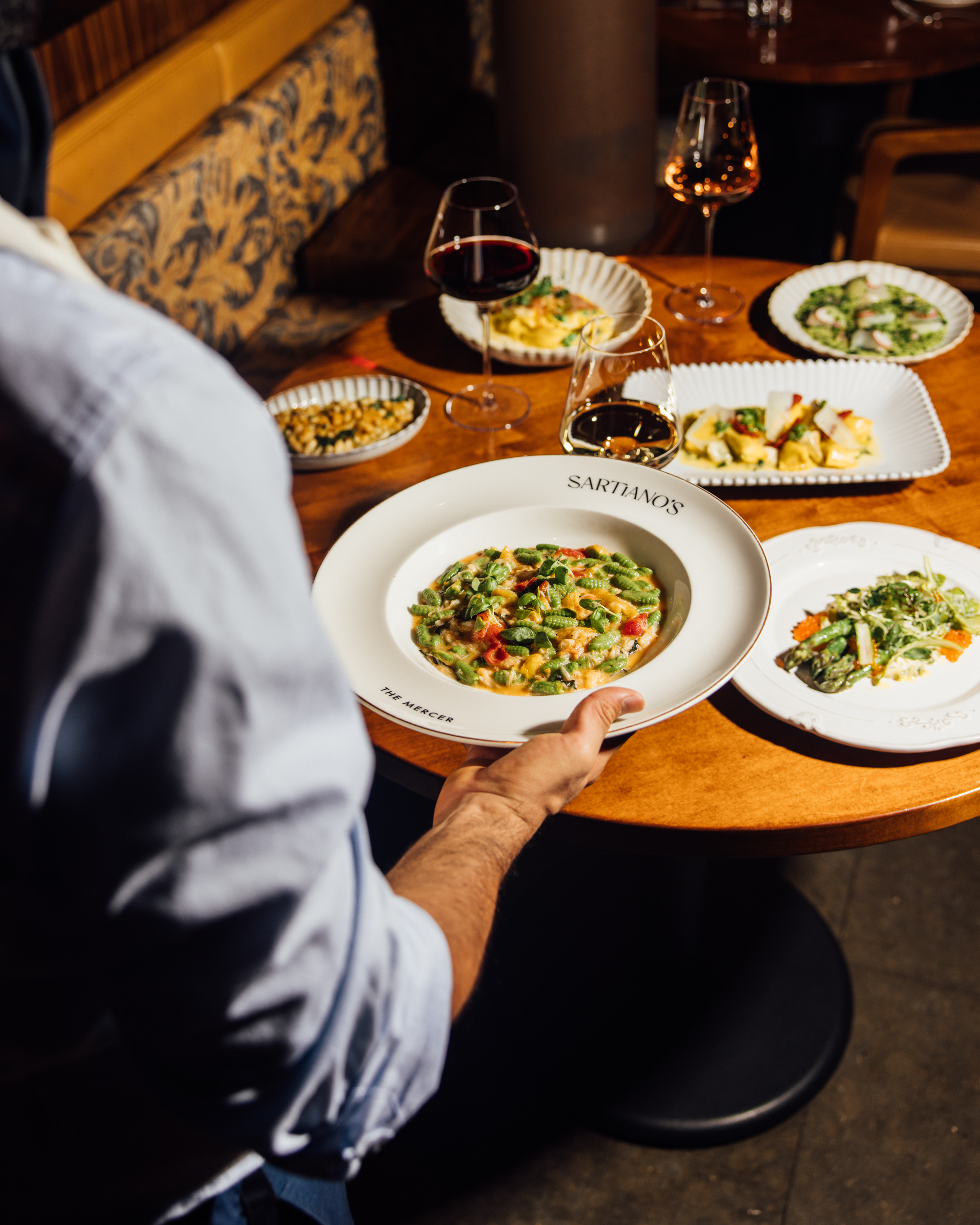 a plate of food on a table