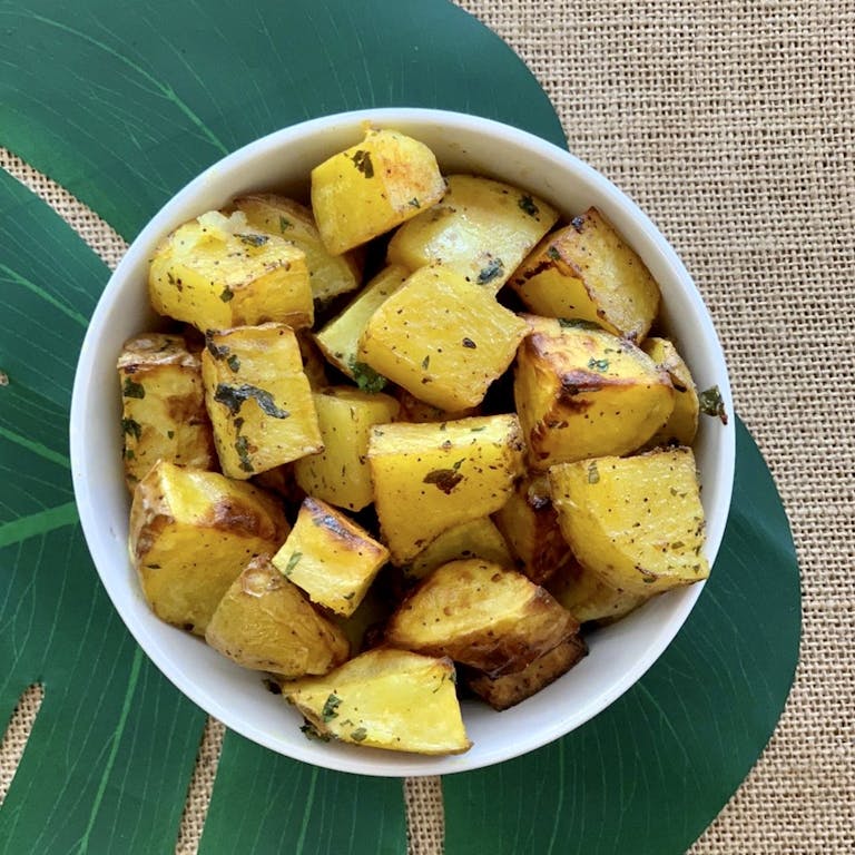 a bowl of food on a plate