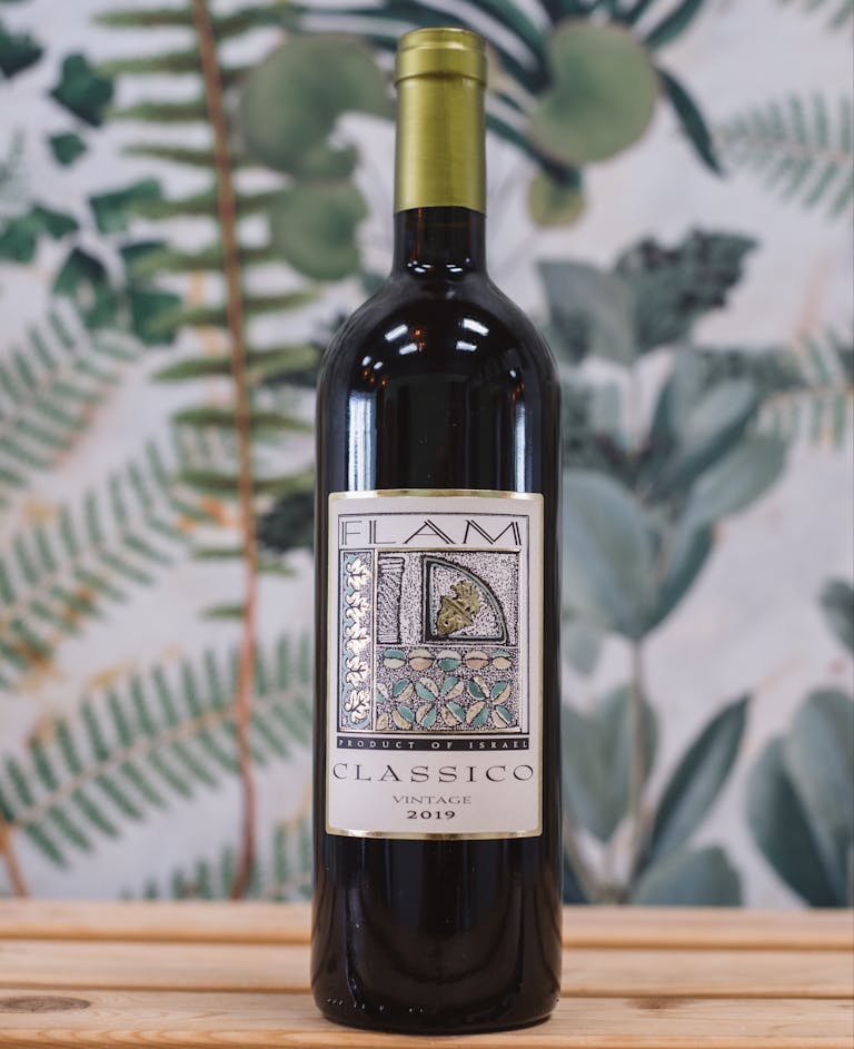a bottle of wine
