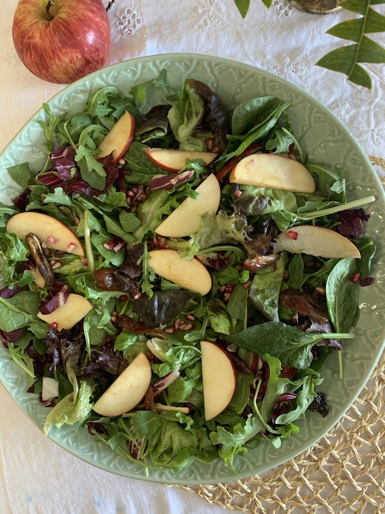 a bowl of salad
