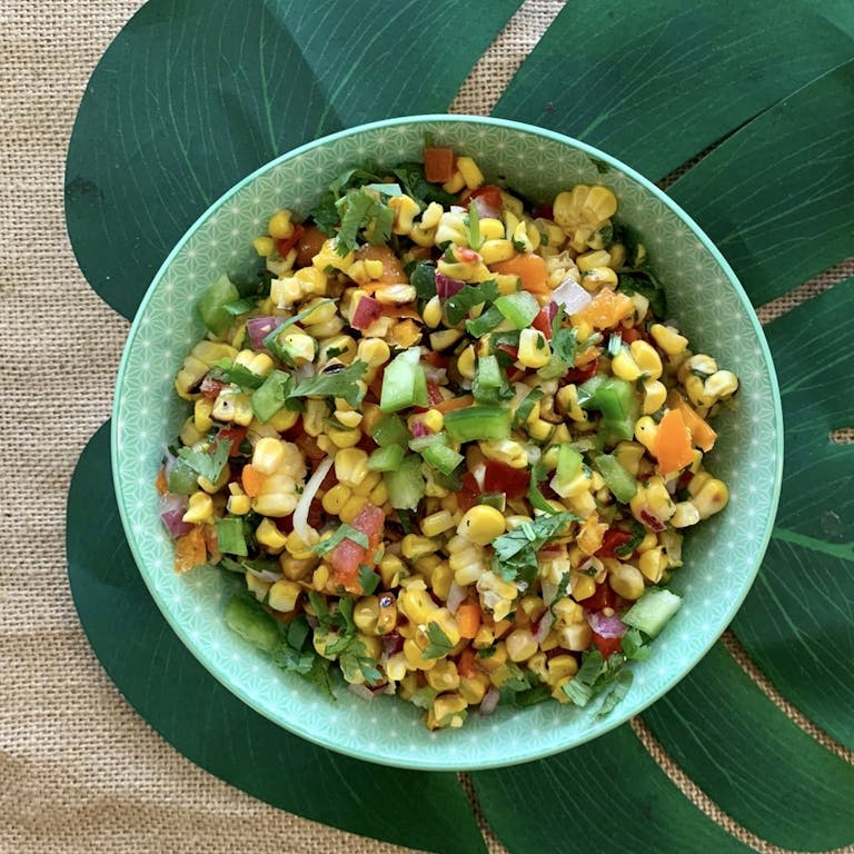 a bowl of food on a plate