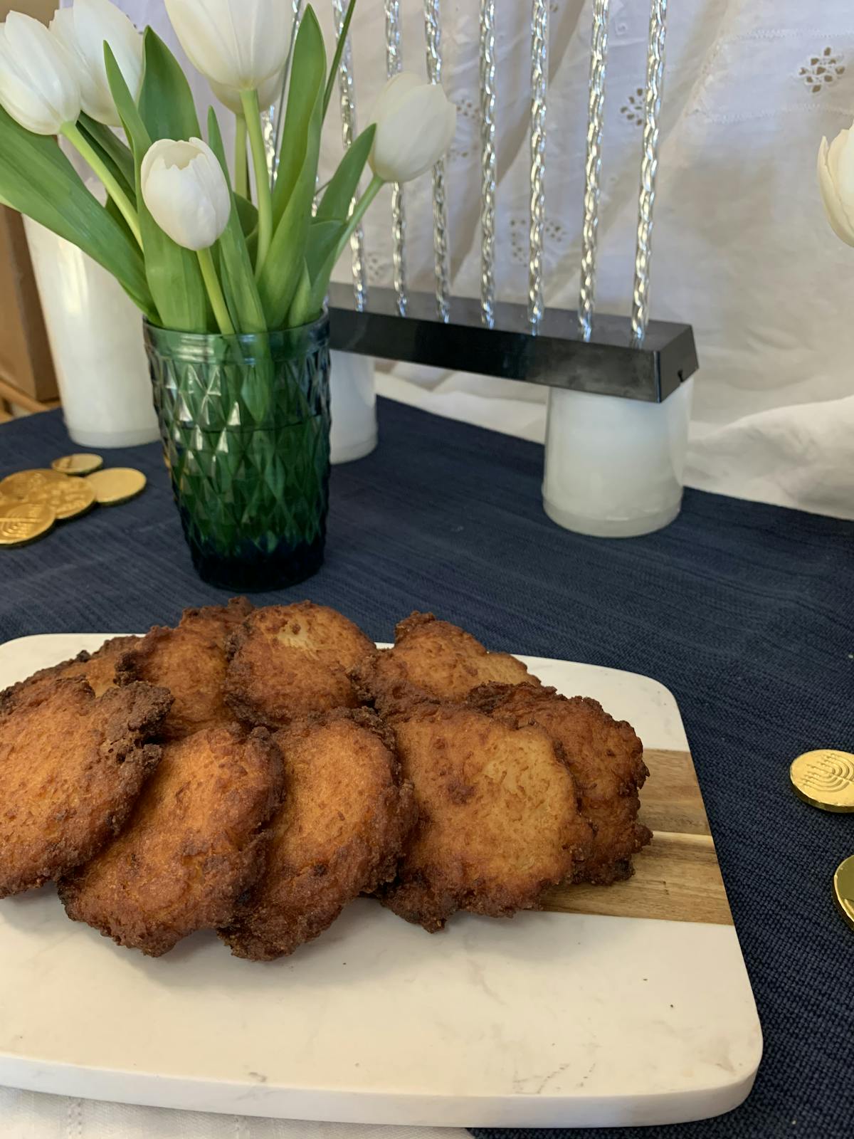 a plate of food on a table