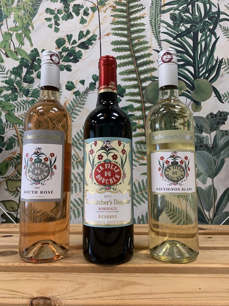 a bottle of wine