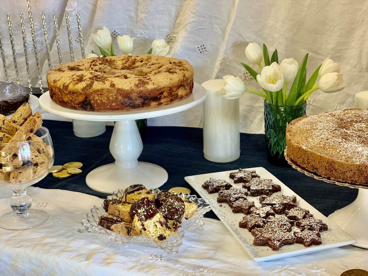 a plate of food on a table
