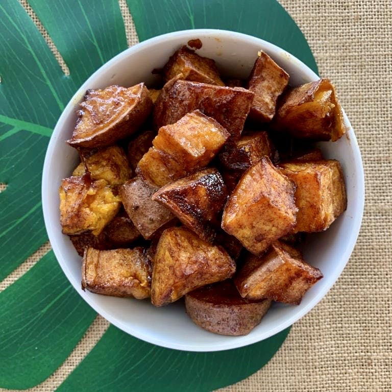 a bowl of food on a plate