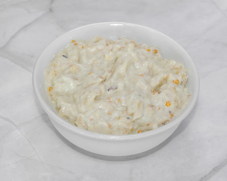 a bowl of rice on a plate