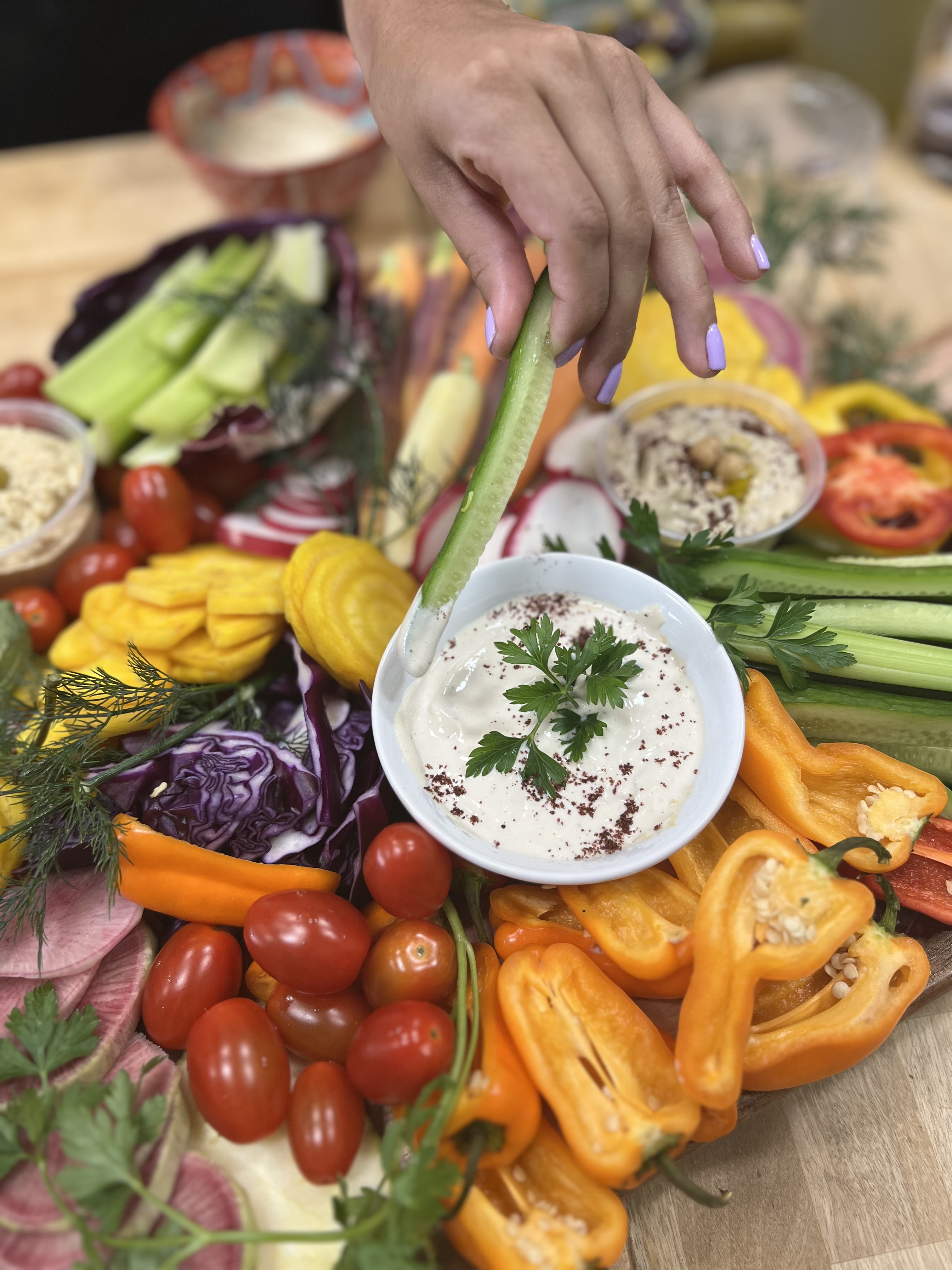 a plate of food