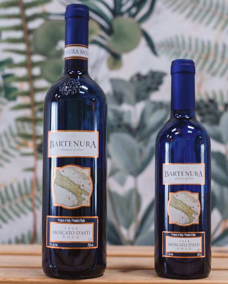 a close up of a bottle of wine