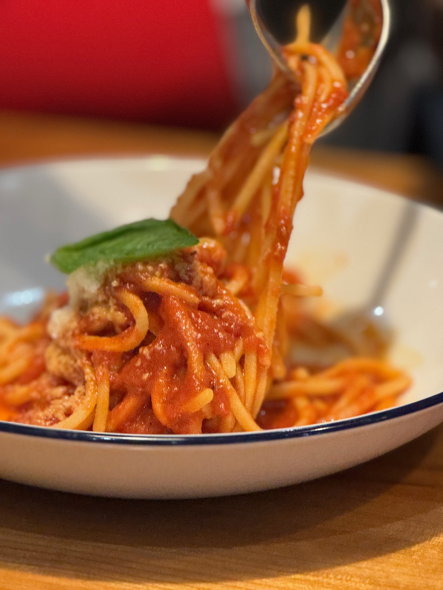 a plate of food on a table