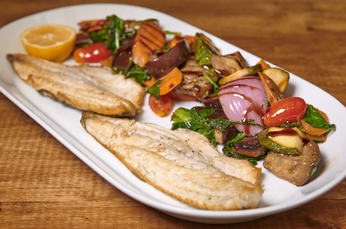 a plate of food on a table