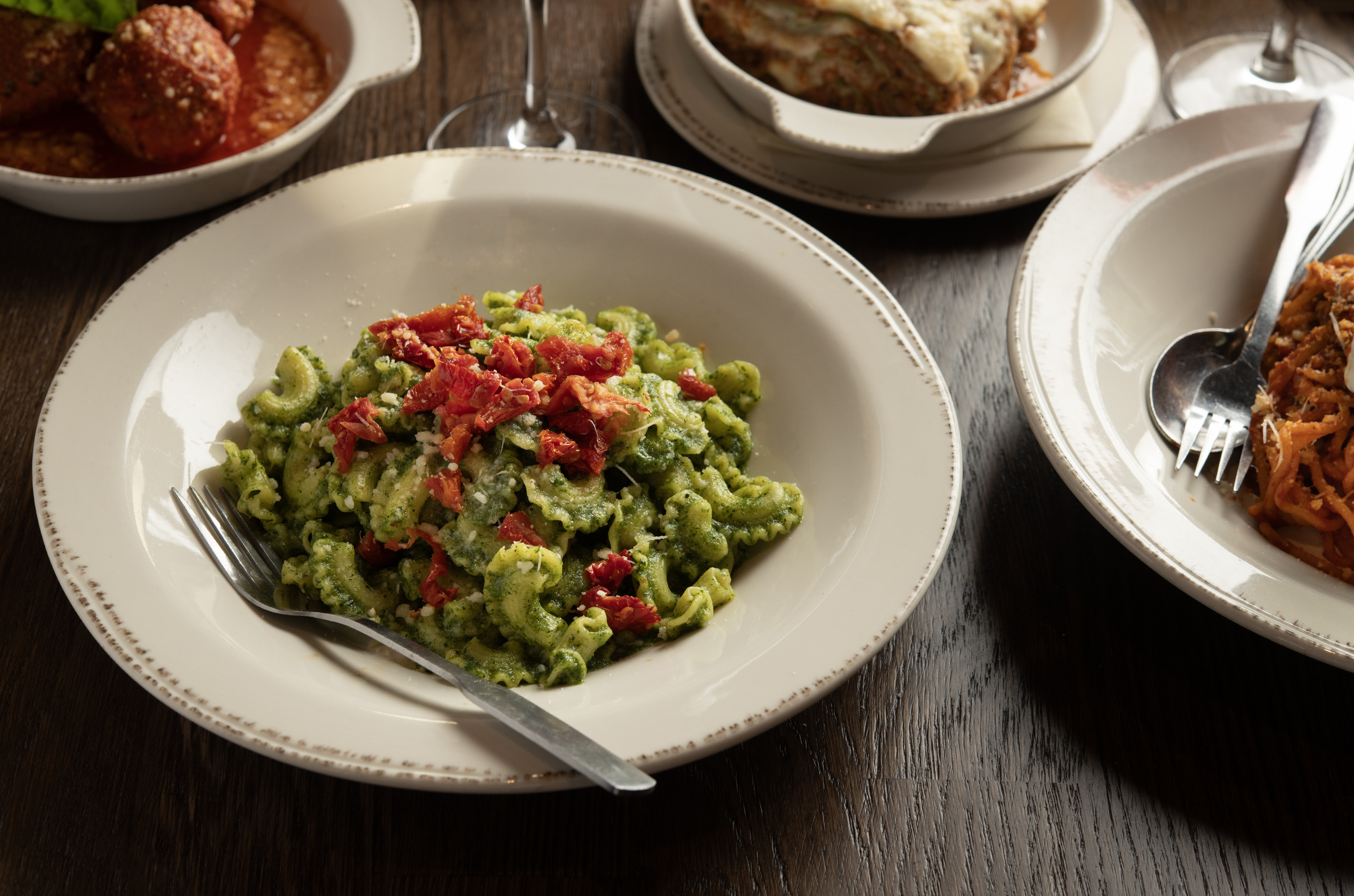 a bowl of food on a plate