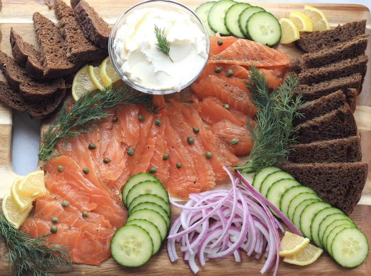 a plate of food