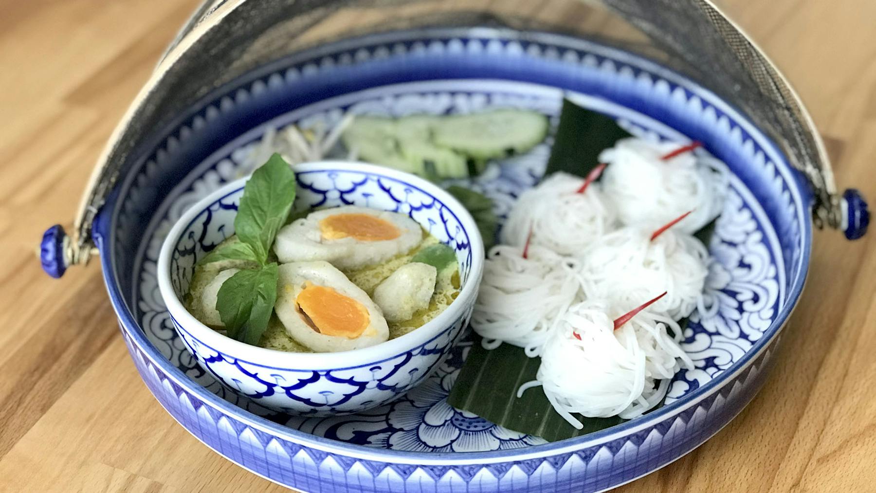 a bowl of food on a plate