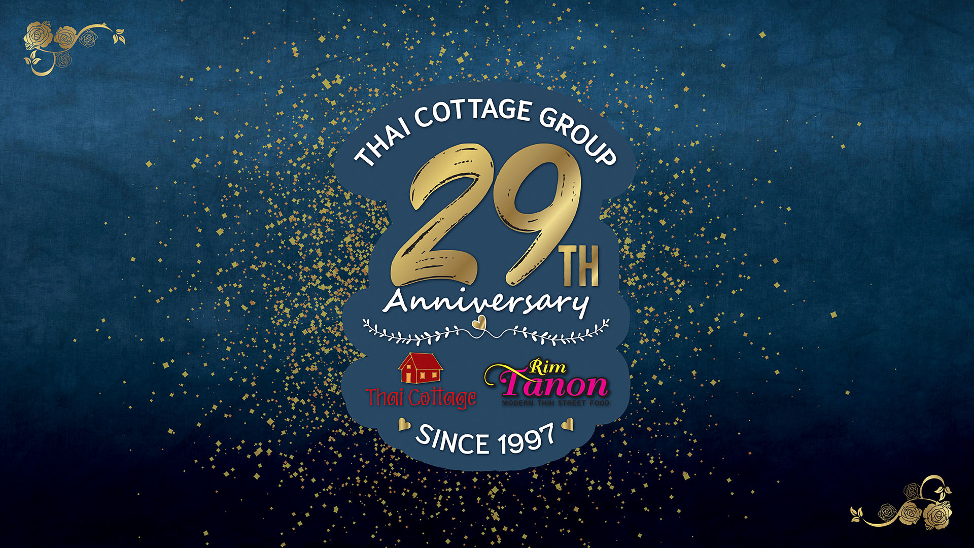 Thai Cottage Group 29th Anniversary logo