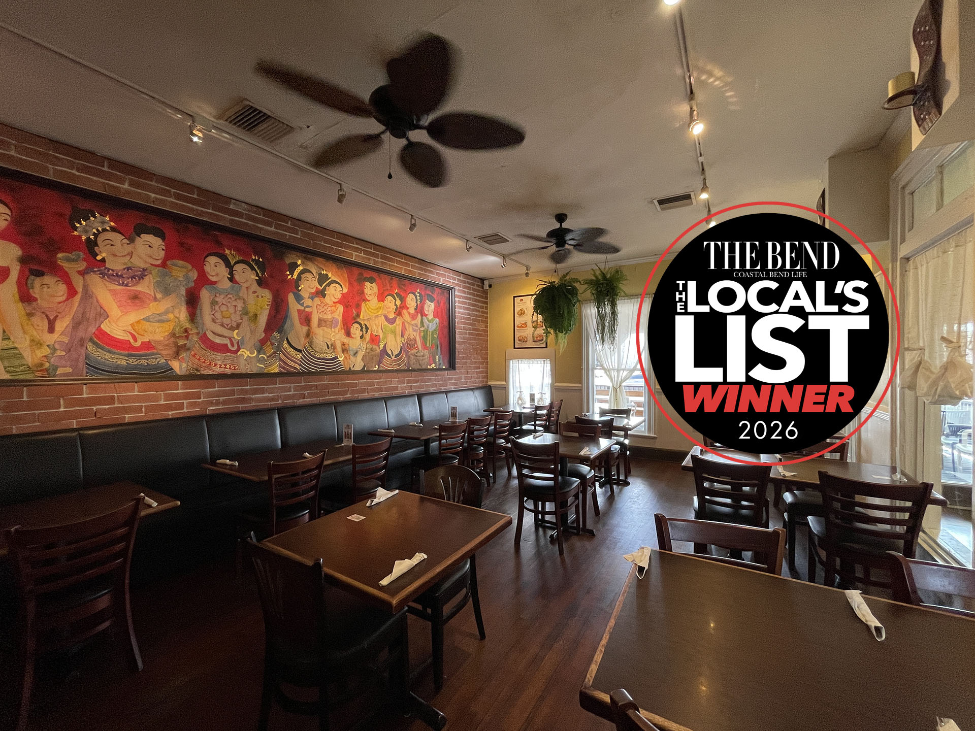 Thai Cottage Corpus Christi with Local's List Winner Badge