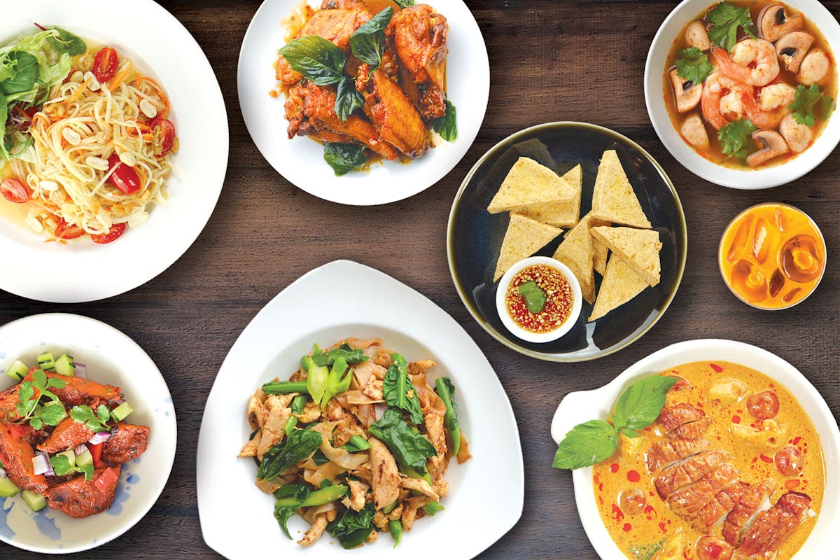 a bowl filled with different types of food on a plate