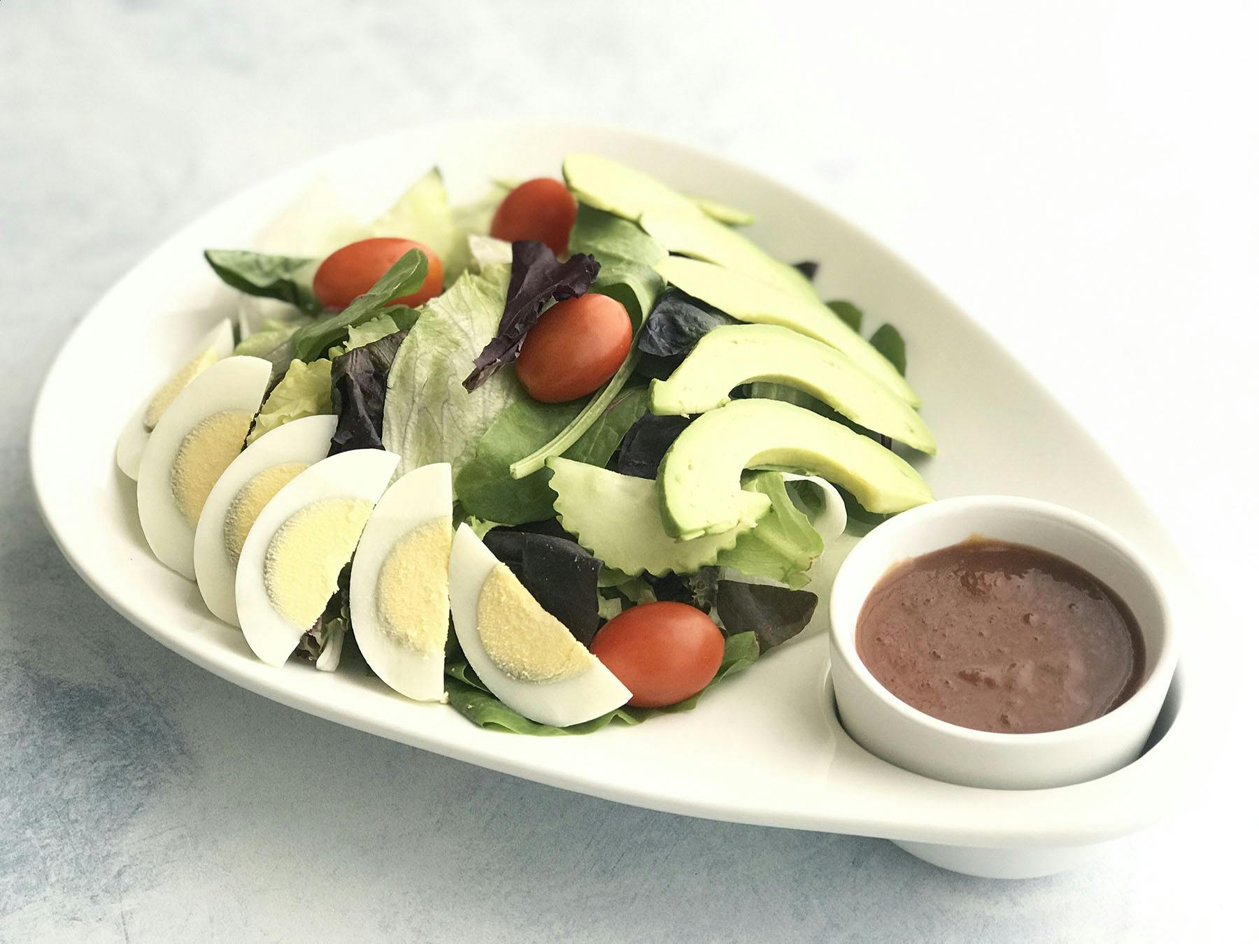 a bowl of food on a plate