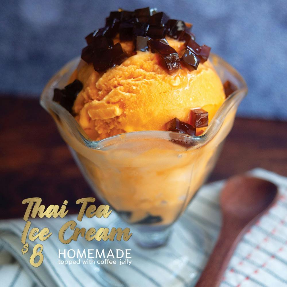 a dessert sitting on a table