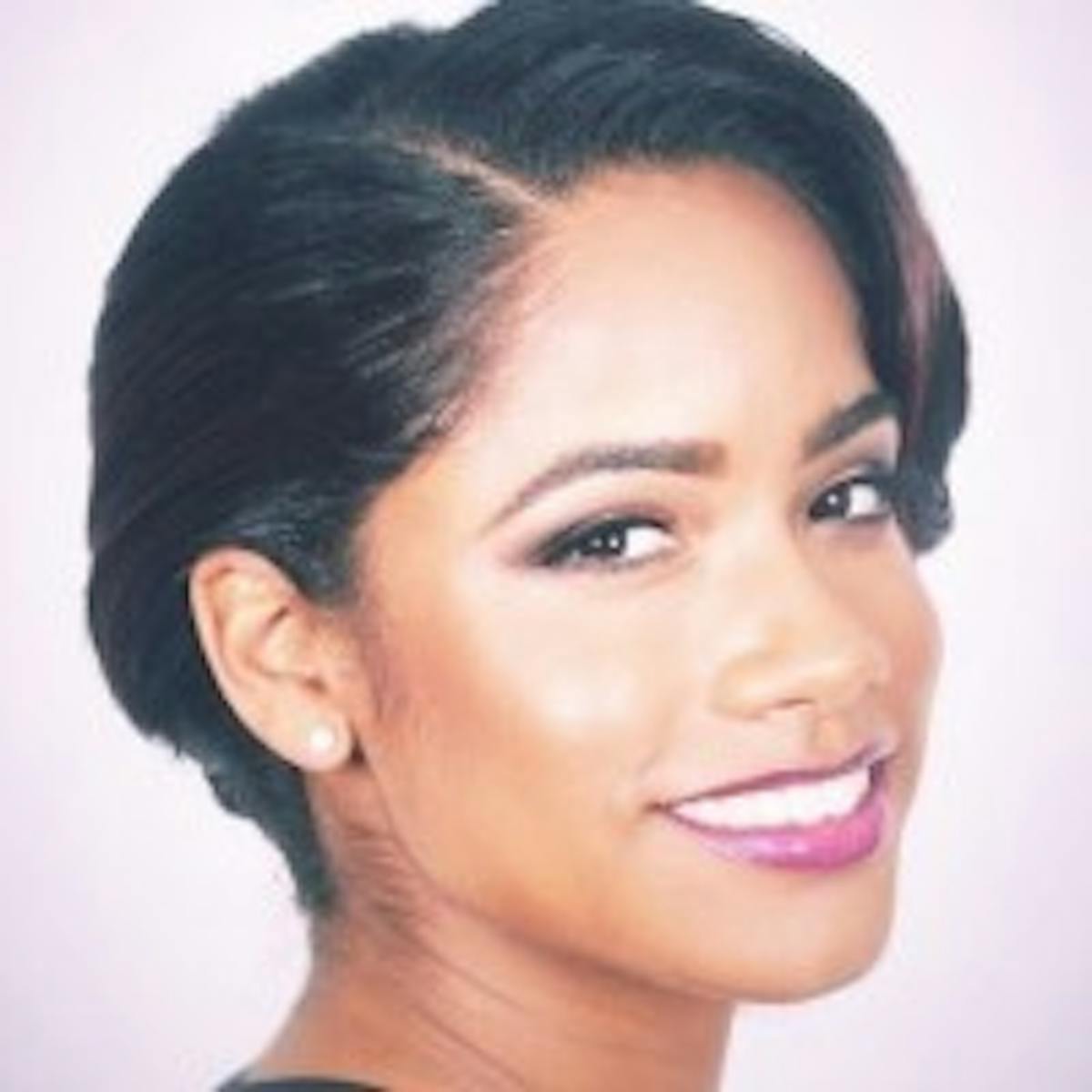 a woman smiling for the camera