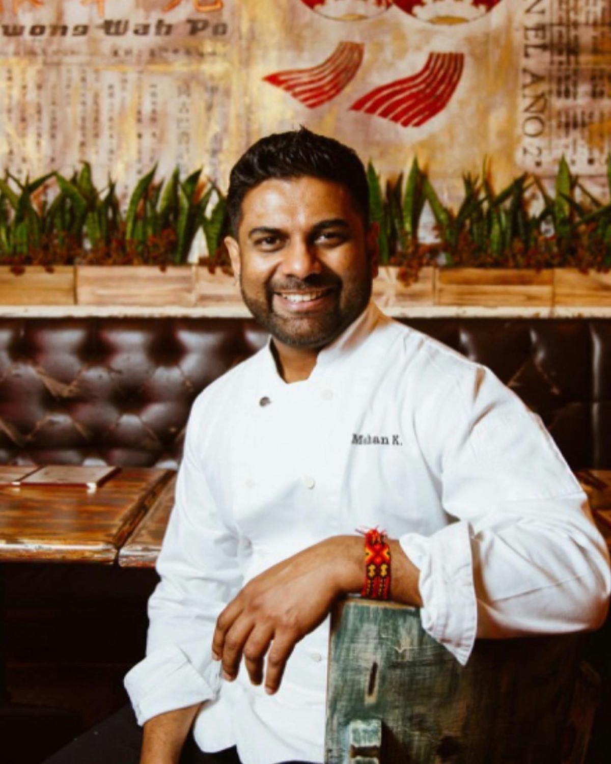 a man smiling for the camera