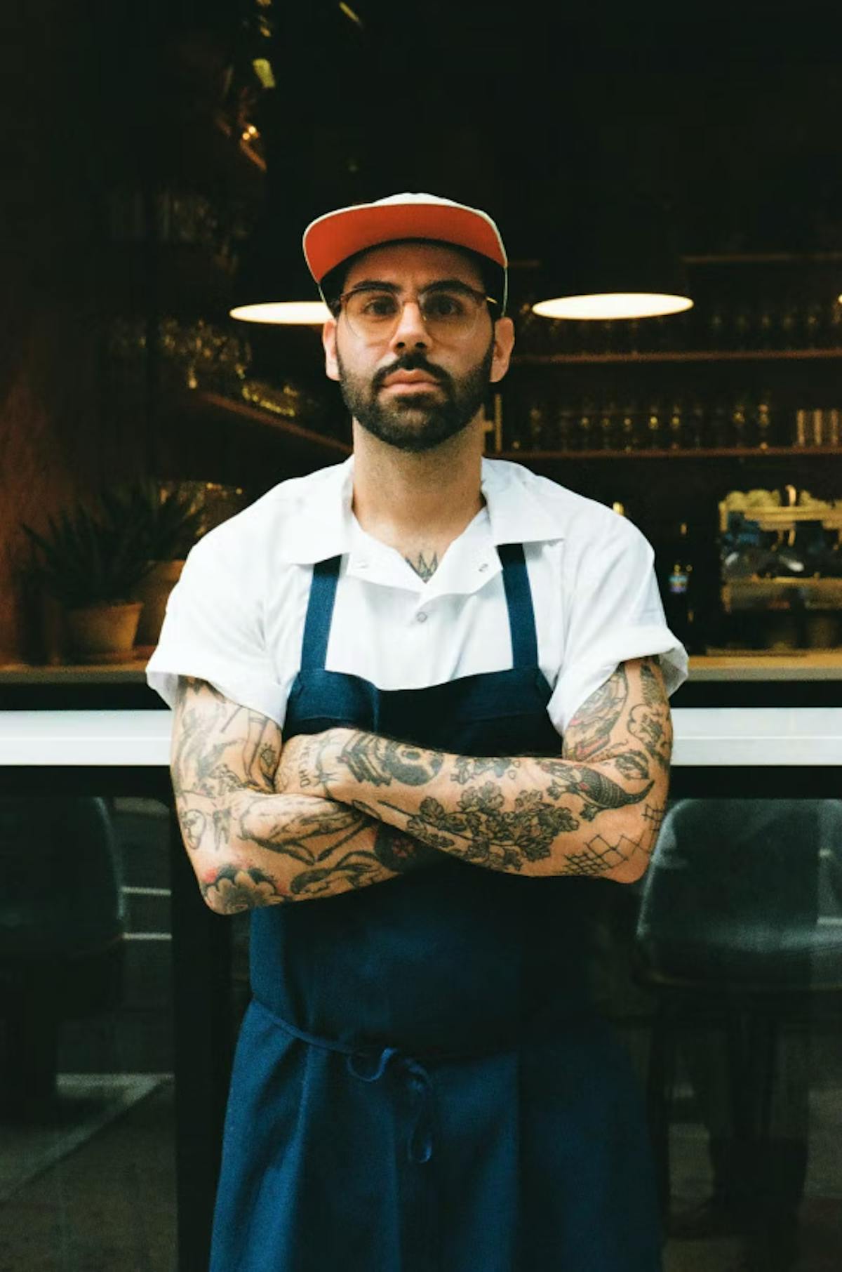 a man wearing a hat