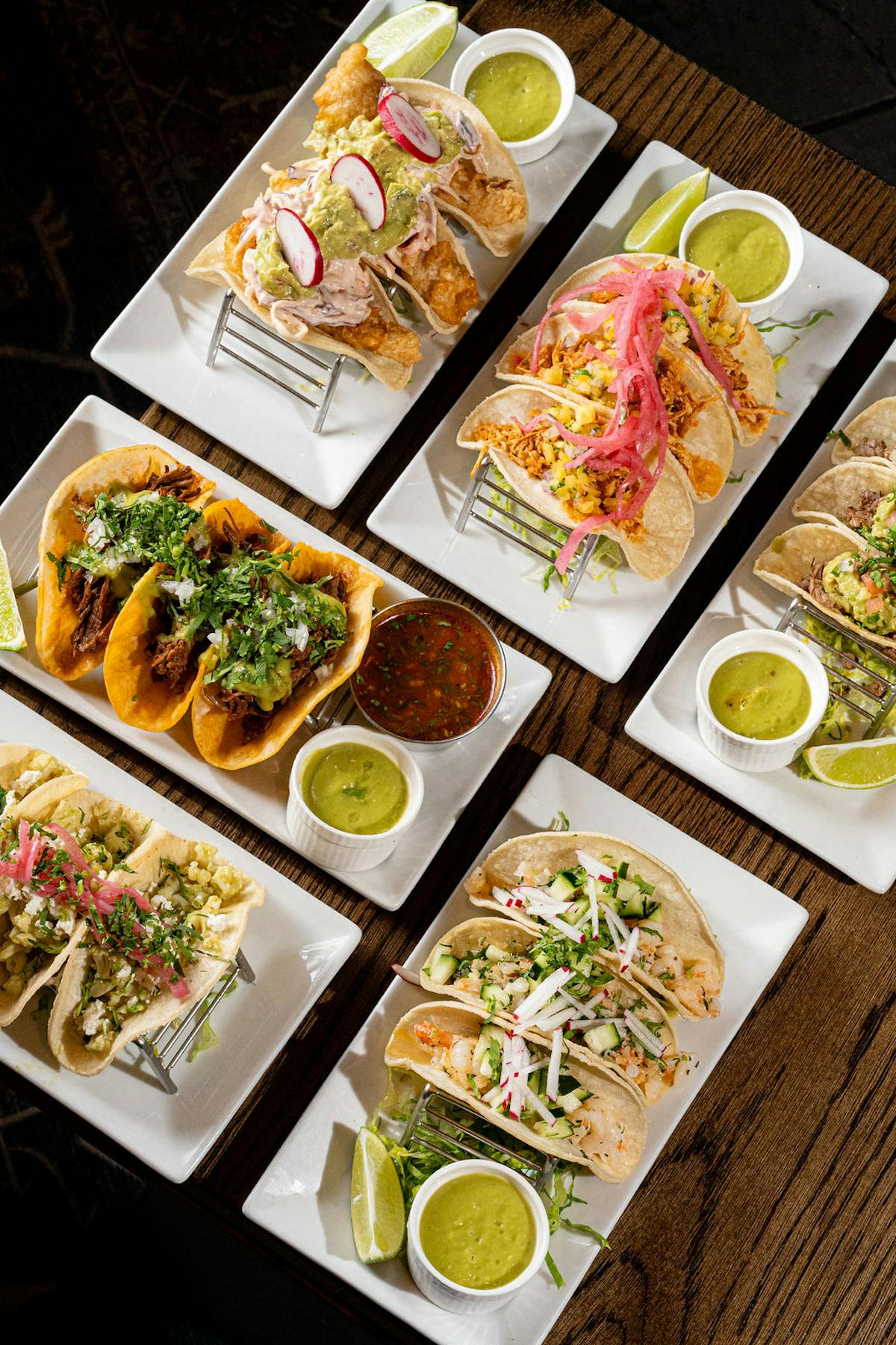 a bunch of food sitting on a table