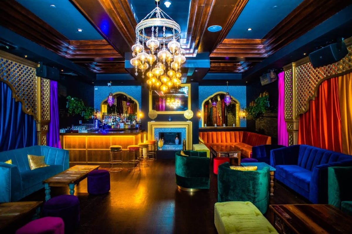 bar area