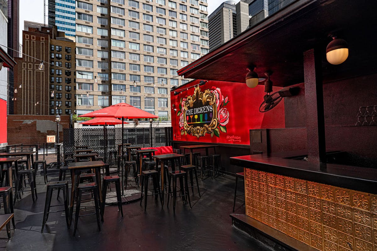 the rooftop bar