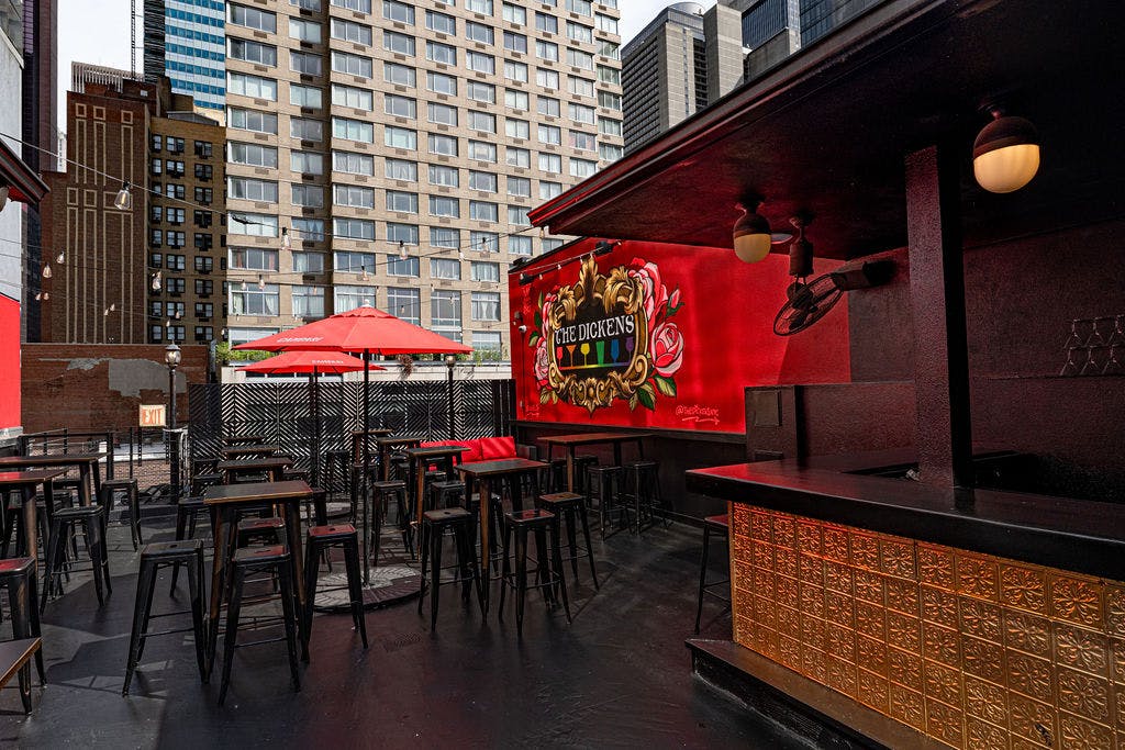 the rooftop bar