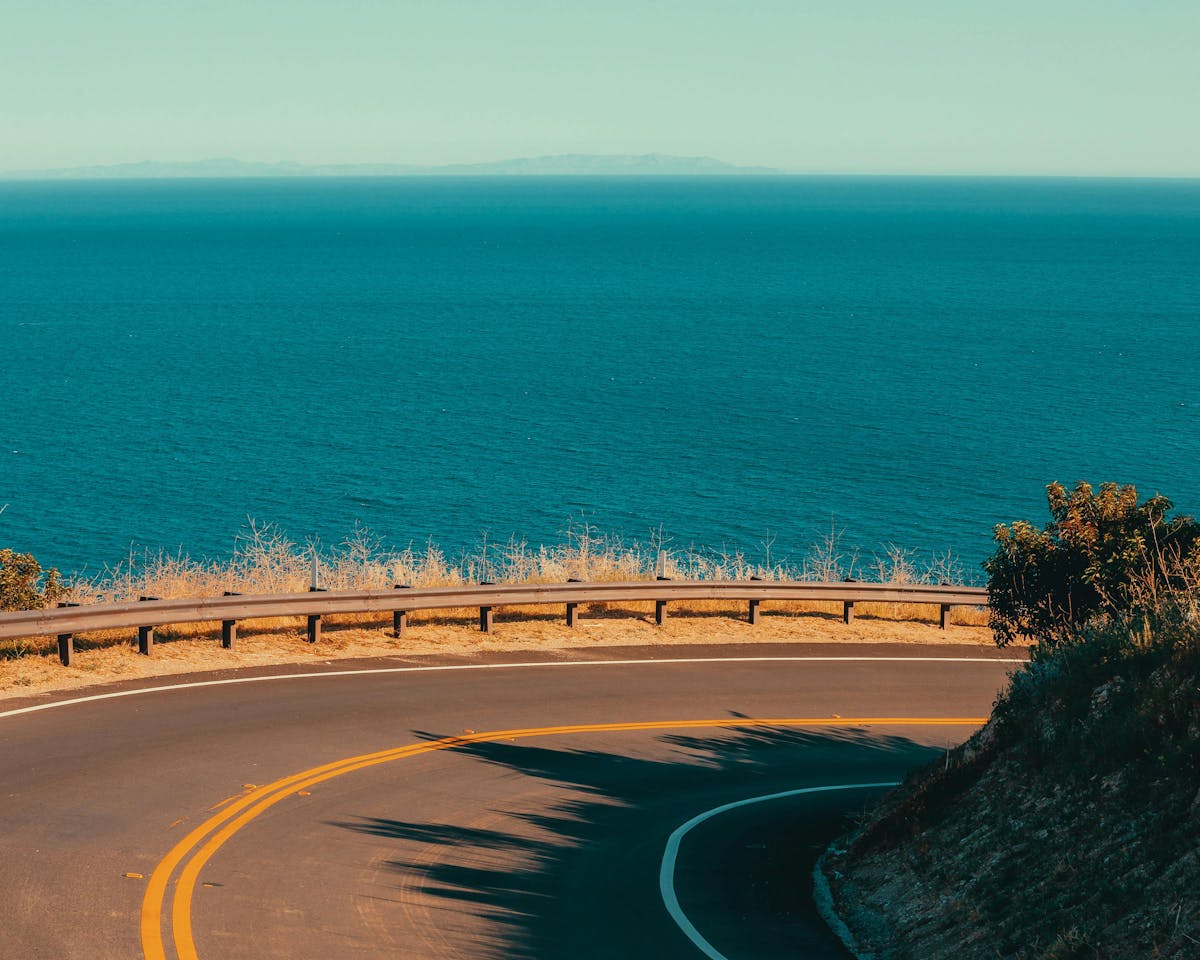 road and sea