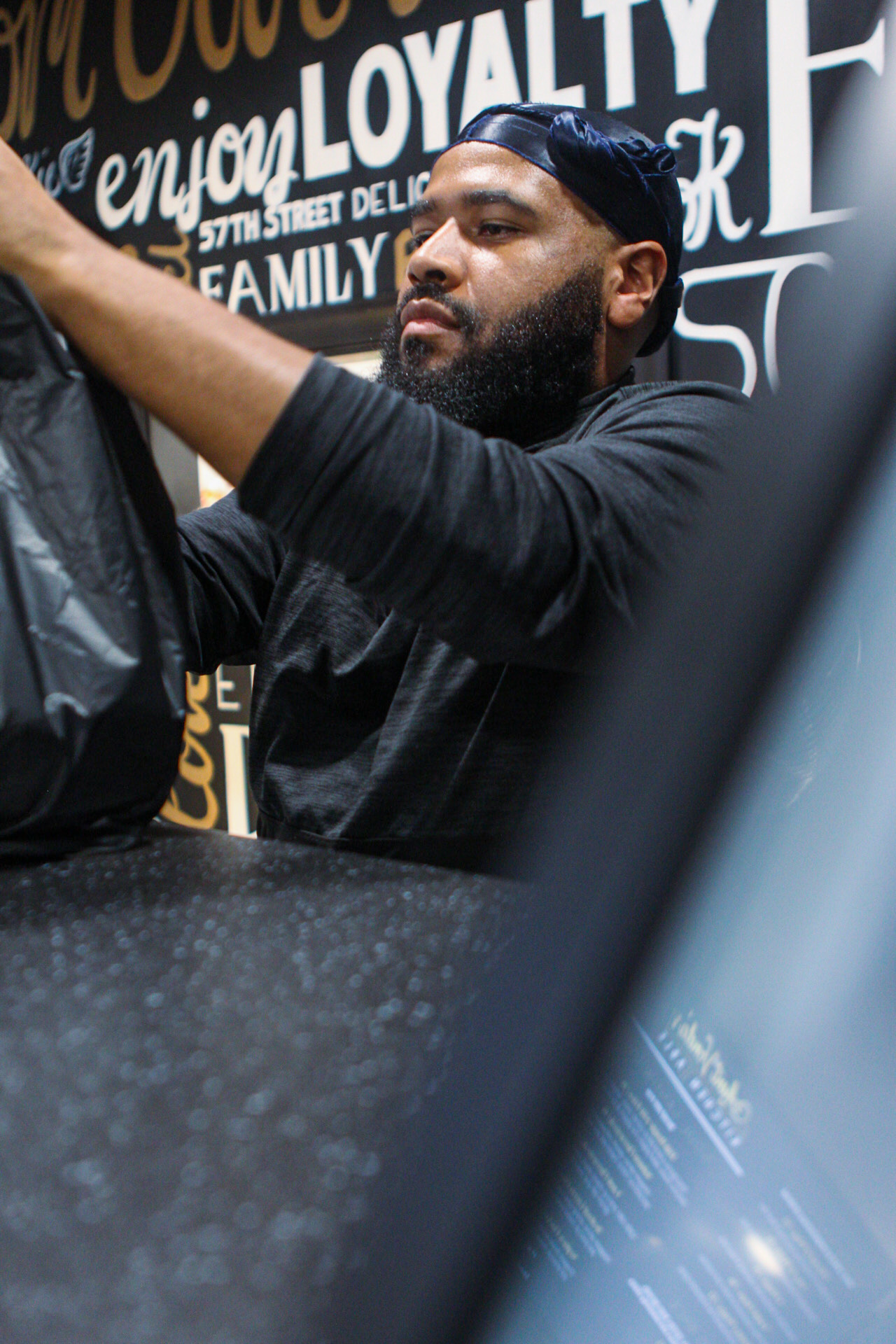 a man holding a phone