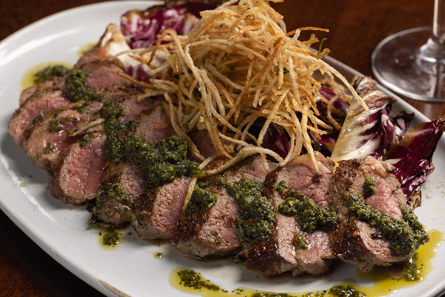 The Independent's NY Strip Steak Frites by Times Square in Midtown, Manhattan