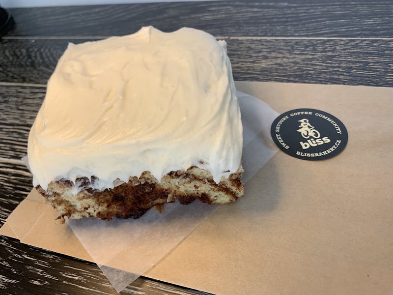 Cream Cheese Cinnamon Bun Bliss Bakery Kelowna, British Columbia