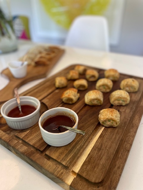 food on a table