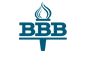 a blue typographic logo