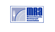 a blue and white logo
