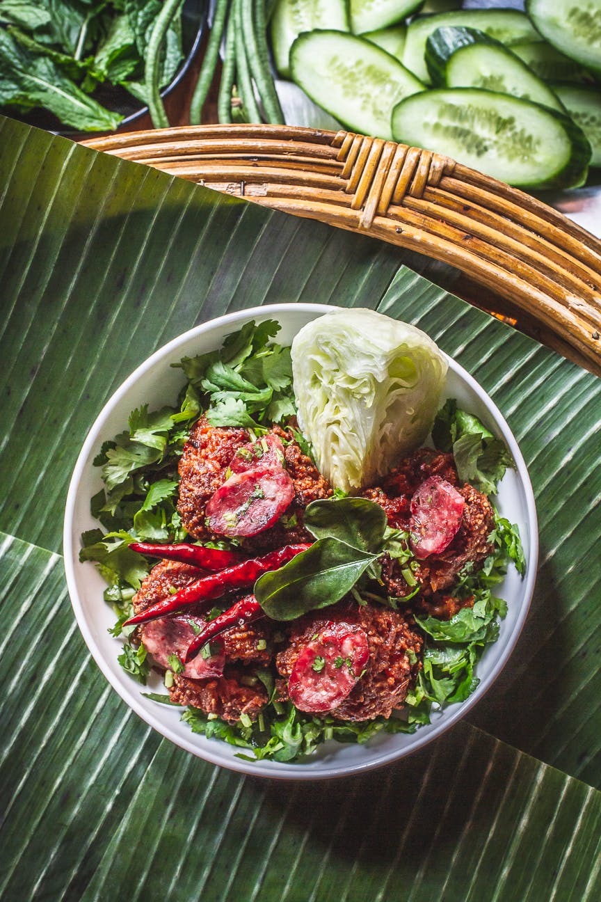 Crunchy Coconut Rice Balls