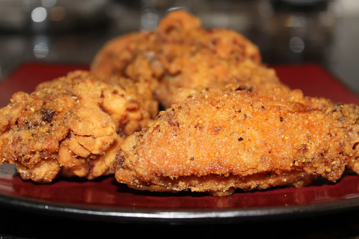 a close up of a plate of food