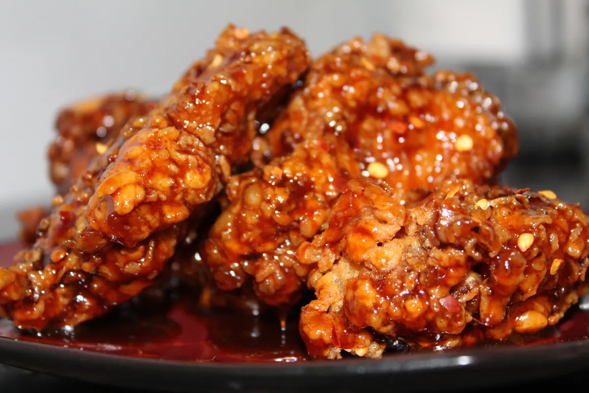 a plate of food