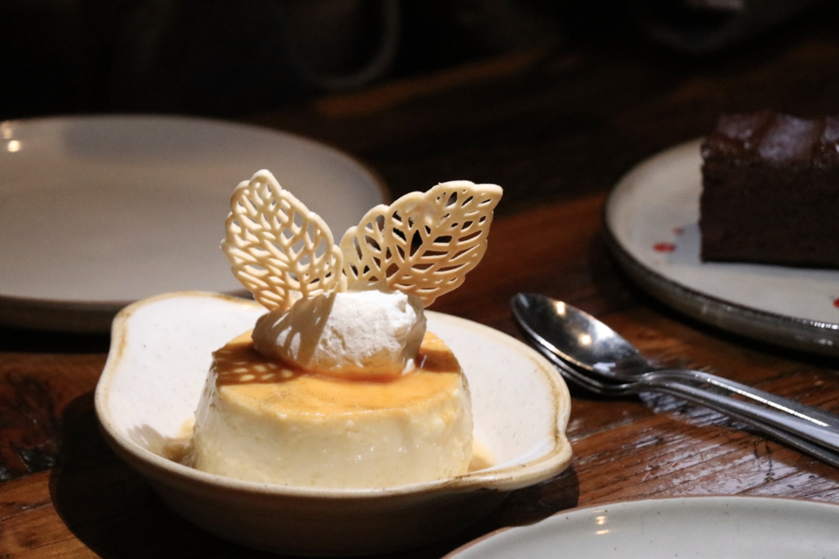 a piece of cake on a plate