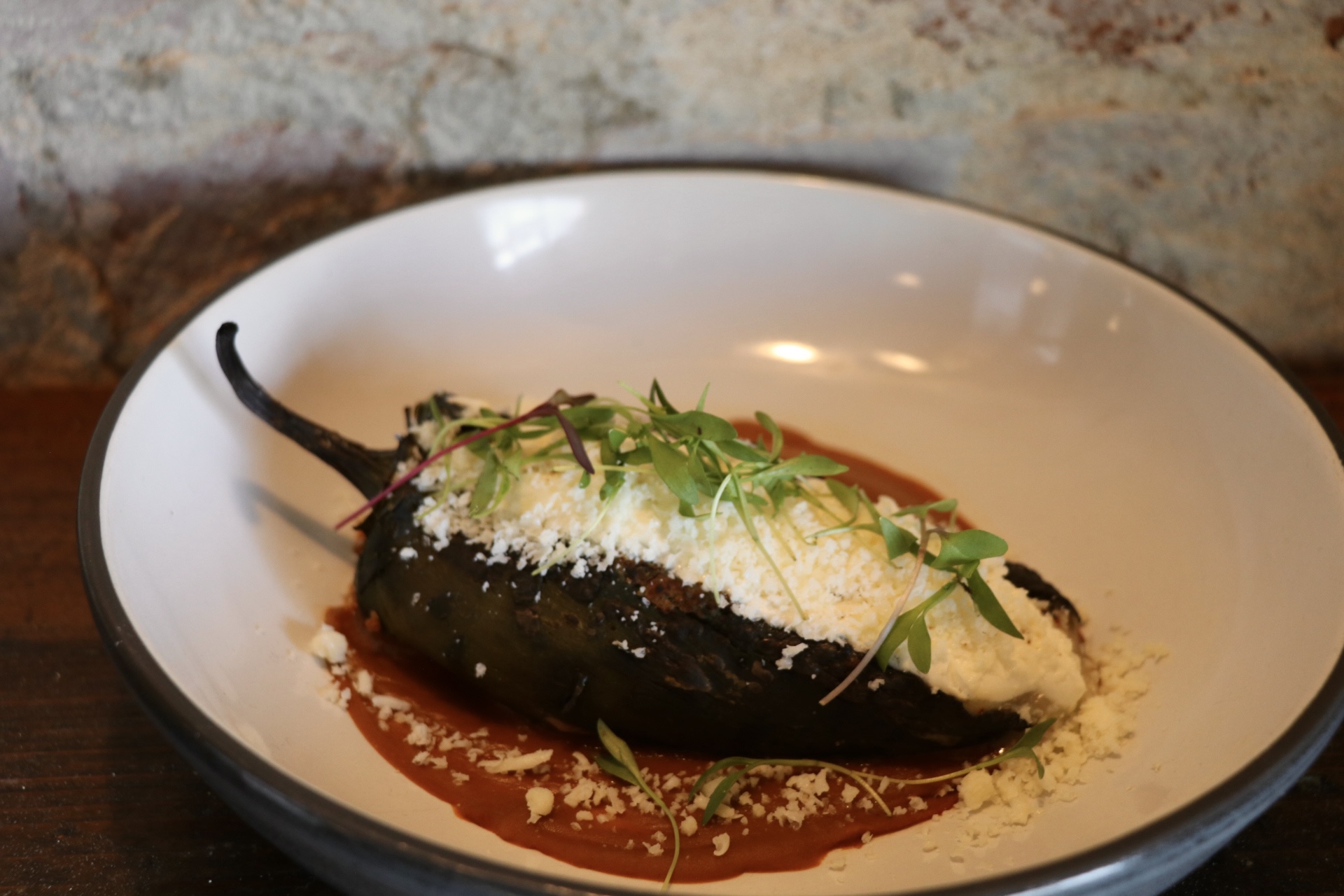a bowl of food on a plate