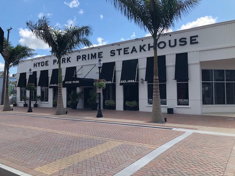 Sarasota Hours + Location Hyde Park Restaurants Steakhouse in the US