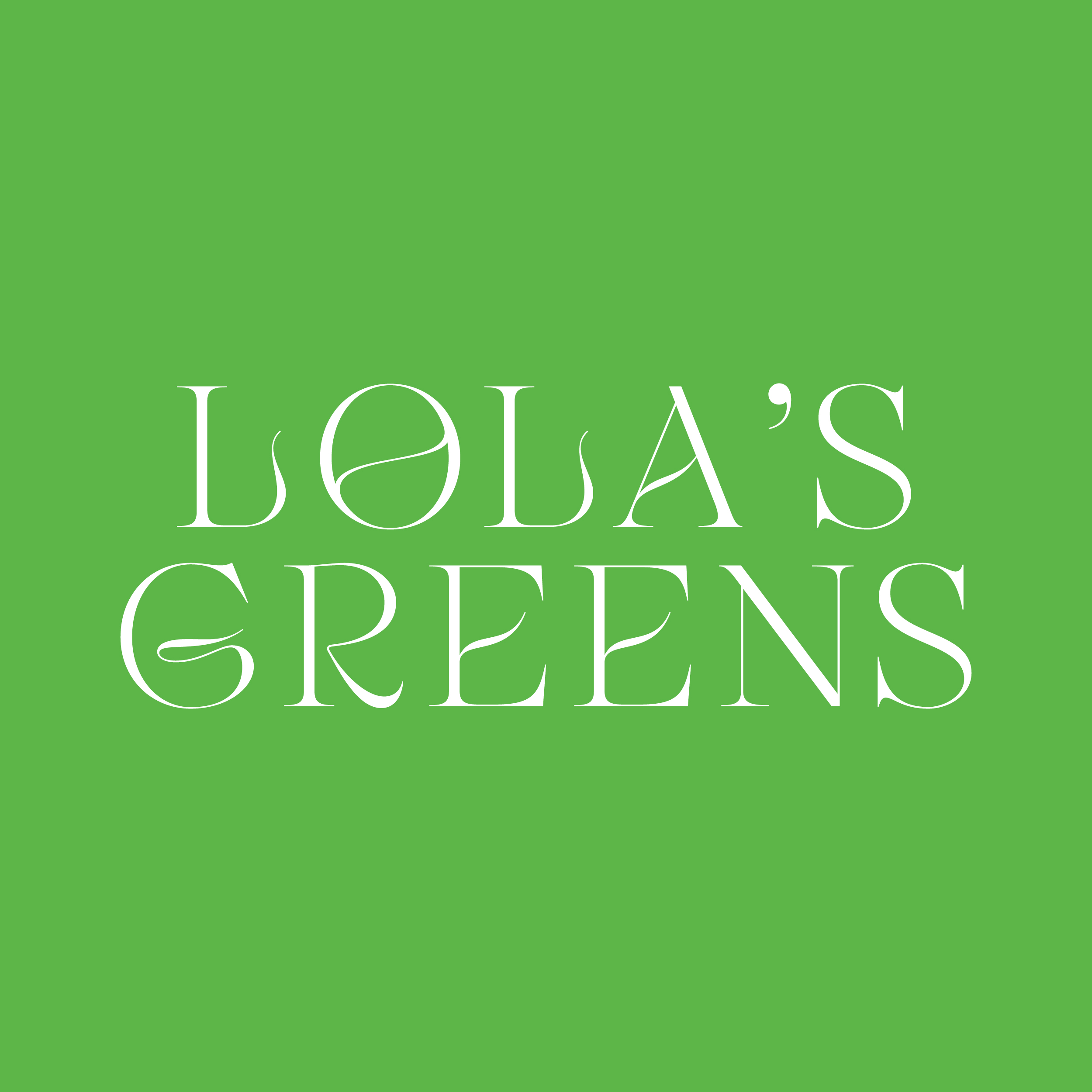 Lola's Greens logo