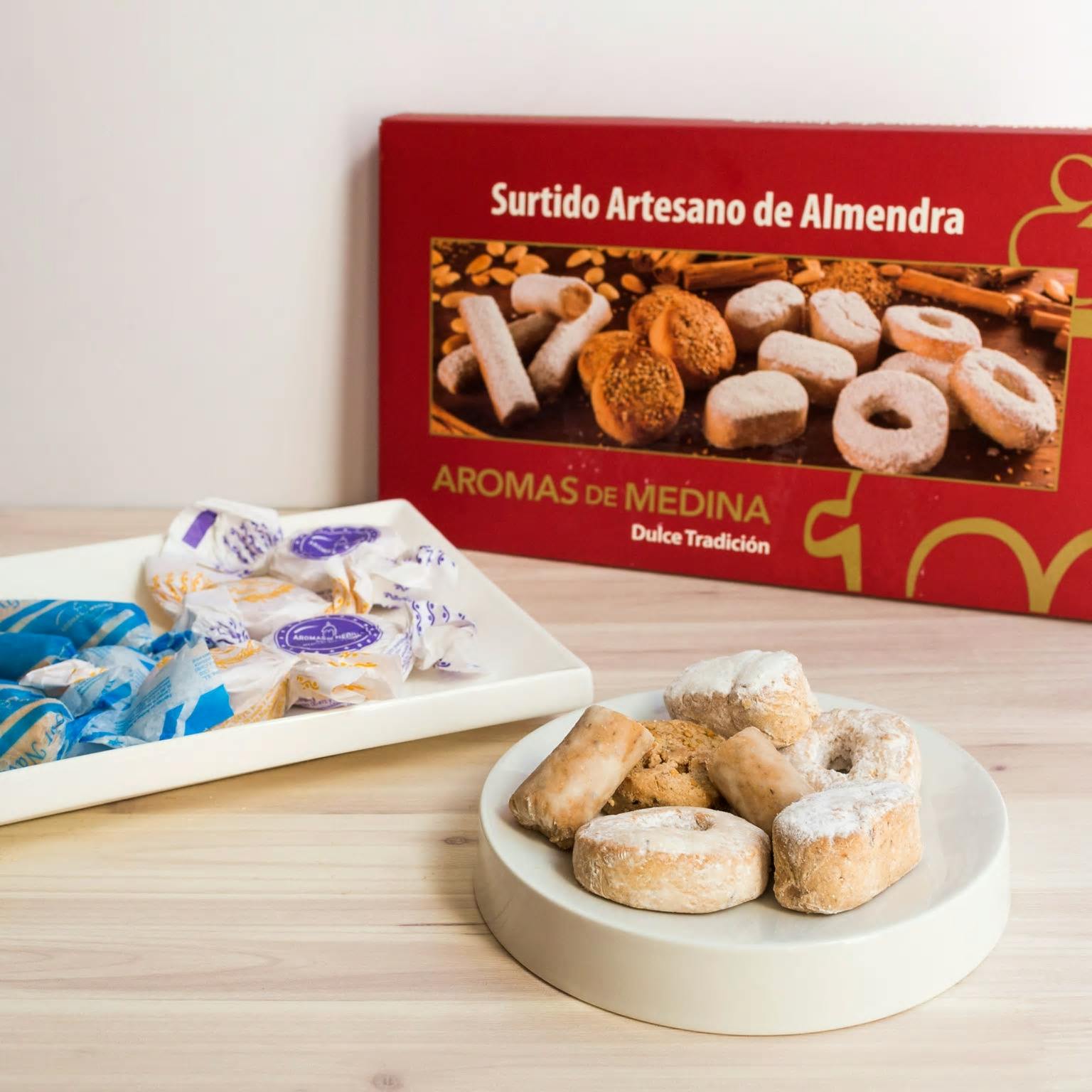 a box filled with different types of food on a table